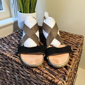 Eric Michael Low Wedge Sandals